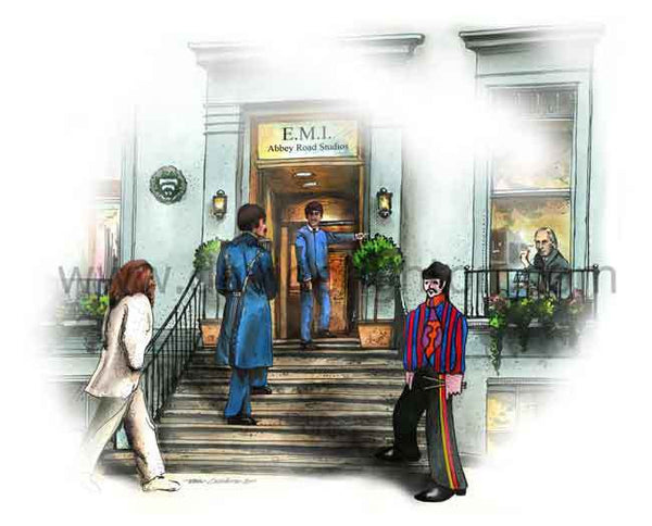 Abbey Road - The Beatles - By David Crighton Art