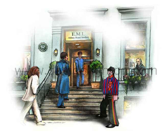 Abbey Road - The Beatles - By David Crighton Art