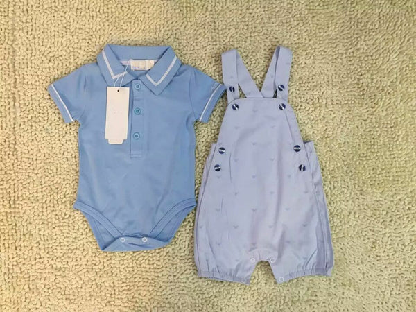 New Arrivals 2016 Brand Baby set Blue Black baby Bodysuits + Pants 100% Cotton baby Clothing Set