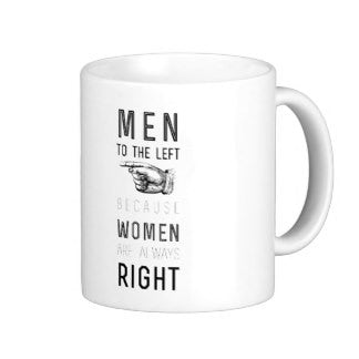Men to the Left, Women to the Right!