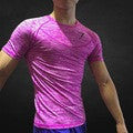 ZOOM 3D Printed T-shirts Men Raglan Long Sleeve Compression Shirt.