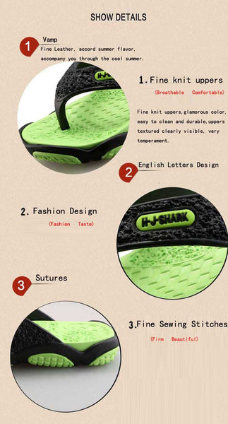 Summer Men Designer Flip Flops Male Casual Beach Shoes Platform Slip on Sandals Breathable Shoes Hot Sales