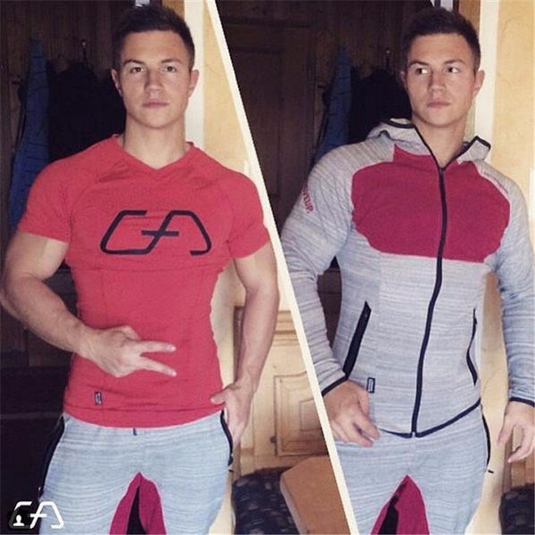 New Fitness Men Hoodies