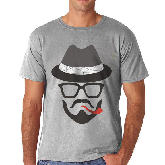 new fashion summer t shirt men o-neck cotton.