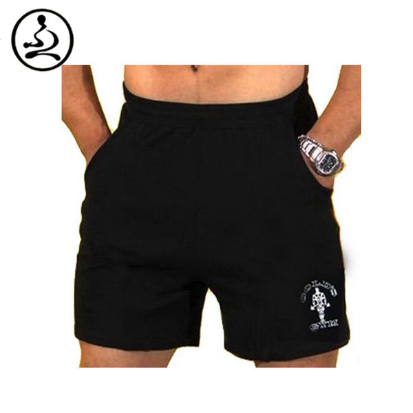 Men's Gyms Shorts With Pockets Bodybuilding Clothing Men.