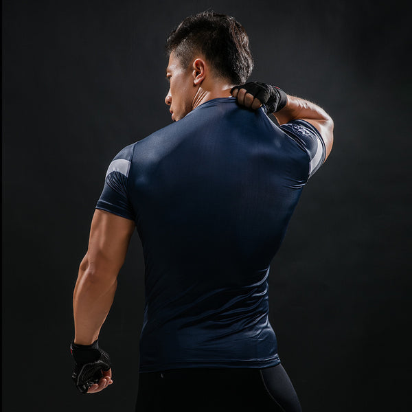 New 2017 Comic Superhero Compression Shirt Captain America Iron man Fit Tight G ym Bodybuilding T Shirt