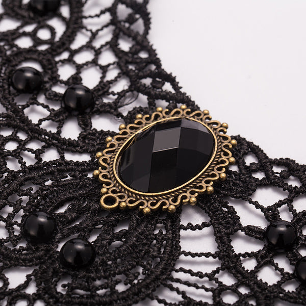Handmade Jewerly Gothic Retro Vintage Lace Necklace Collar.