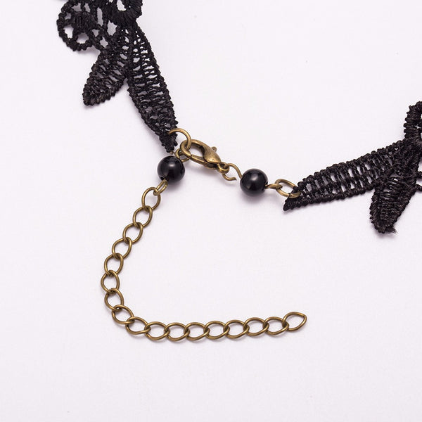 Handmade Jewerly Gothic Retro Vintage Lace Necklace Collar.