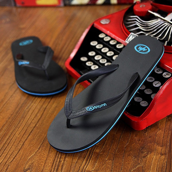 New Arrival Men Casual Flip Flops Solid Flat Summer Fashion.