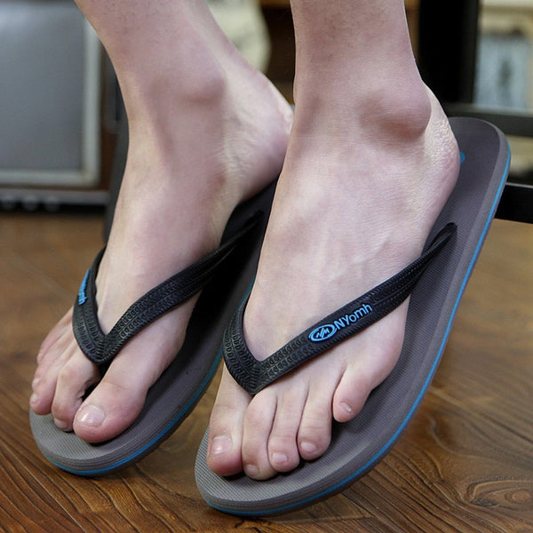 New Arrival Men Casual Flip Flops Solid Flat Summer Fashion.