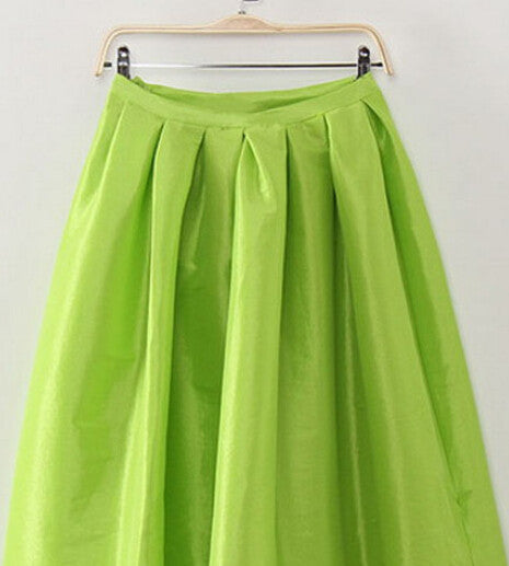 Maxi Long Skirt Floor Length Ladies High Waisted Skirts Women.