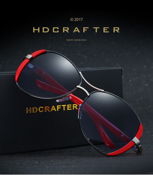 HDCRAFTER 2017 Luxury brand Women Sunglasses.