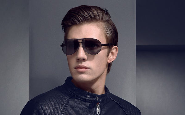 Men's UV400 sunglasses mirror Eyewear Sun glasses for men with case box.