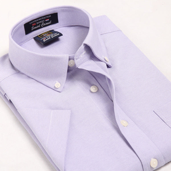 Mens Short Sleeve Shirts Summer New Arrival Casual Social Shirt for Men Regular Fit Luxury Cotton Dress Shirts.