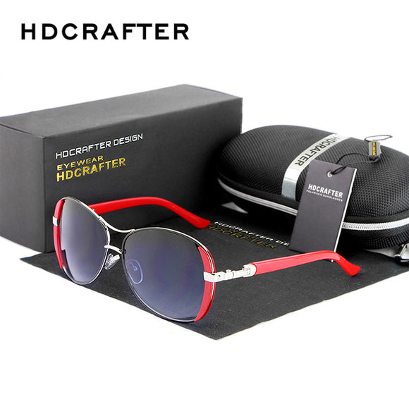 HDCRAFTER 2017 Luxury brand Women Sunglasses.