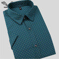 Men Shirt 2017 Summer New Arrival Fashion Short Sleeve Casual Slim Fitness Cotton.