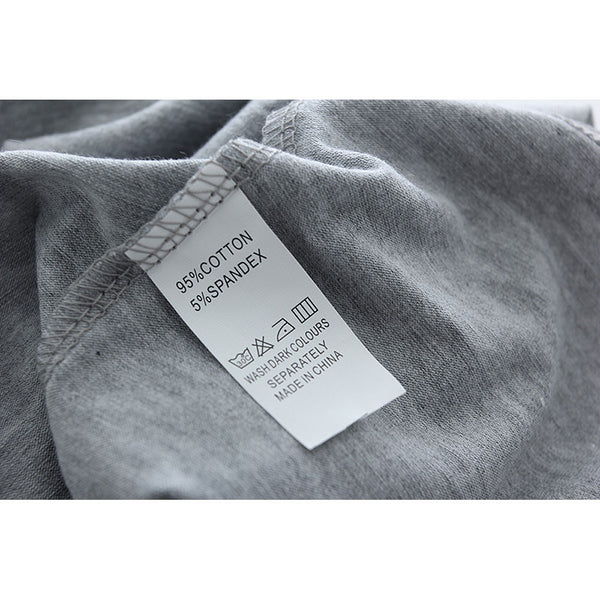 Hot Sale New spring high-elastic cotton t-shirts men's long sleeve v neck.