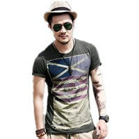 Mens T Shirt Slim Fit Crew Neck T-shirt