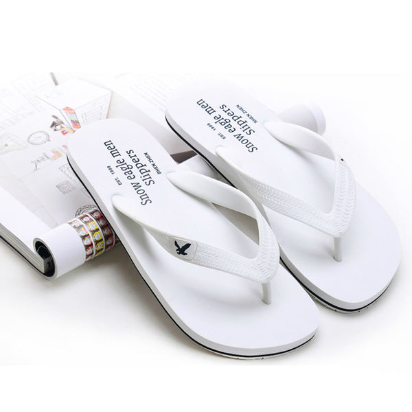 Men's TPR sole men beach flip flops high quality outdoor casual fashion sandals summer style new flat slippers