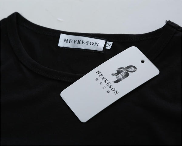 HEYKESON Tshirt Brand 2017 Male Short Sleeve T Shirt O-Neck.