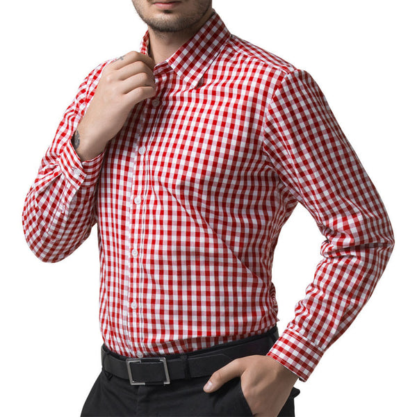 Men 2017 Long Sleeve Cotton Casual Men Shirt Stylish Slim Fit.