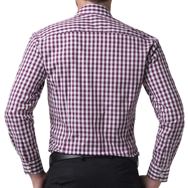 Men 2017 Long Sleeve Cotton Casual Men Shirt Stylish Slim Fit.