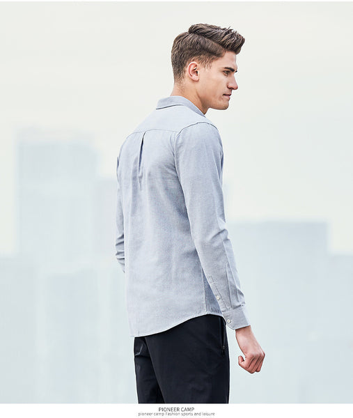 Pioneer Camp New arrival Spring men shirt brand-clothing fashion male casual shirt.