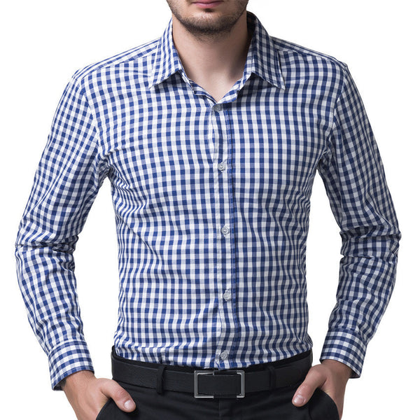 Men 2017 Long Sleeve Cotton Casual Men Shirt Stylish Slim Fit.