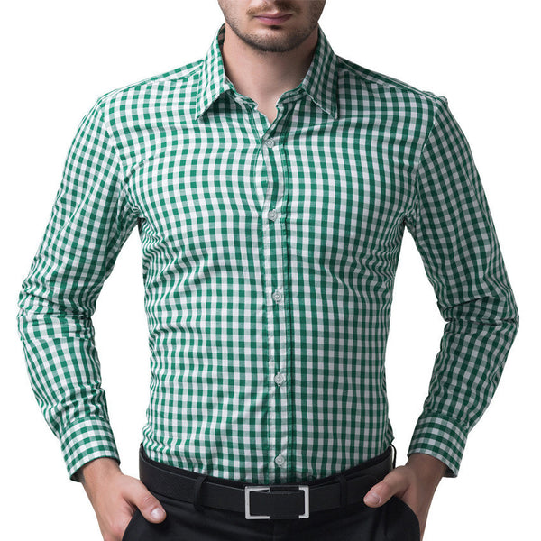 Men 2017 Long Sleeve Cotton Casual Men Shirt Stylish Slim Fit.