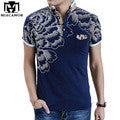 Summer T shirt O-Neck Cotton Men T shirt  Slim Fit Short-sleeve.