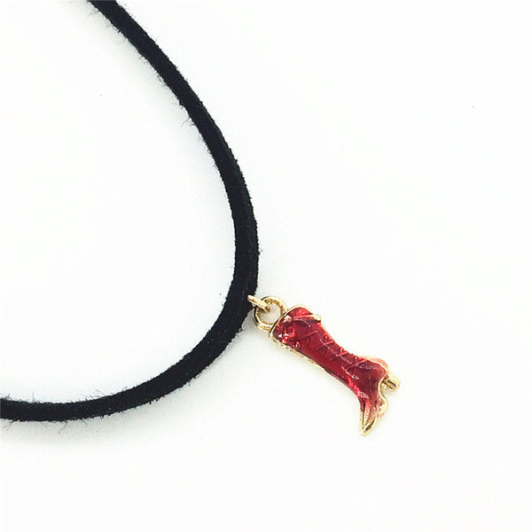 Hot new torques Bijoux Plain Black Velvet Ribbon crystal choker.