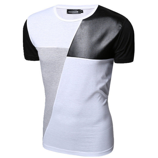 Mens T Shirt Slim Fit Crew Neck T-shirt
