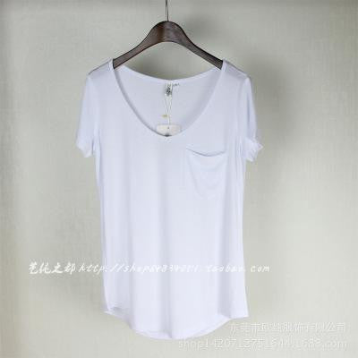 4 Colors Fashion All Match V Neck Short Sleeve T Shirts Summer New Arrivals S-4xl Plus Size Bottoming Loose European Style Tops