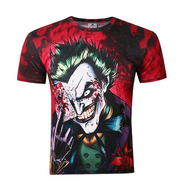 new the Joker 3d t shirt.