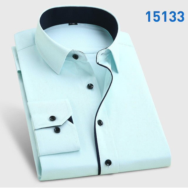 2017 Brand New Men Shirt Male Dress Shirts Men's Fashion Casual Long S - Sanjammer Store 2017 Brand New Men Shirt Male Dress Shirts Men's Fashion Casual Long S - Sanjammer Store
