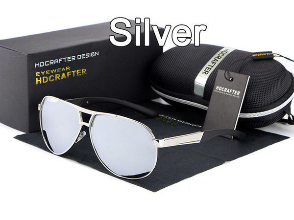 Men's UV400 sunglasses mirror Eyewear Sun glasses for men with case box.