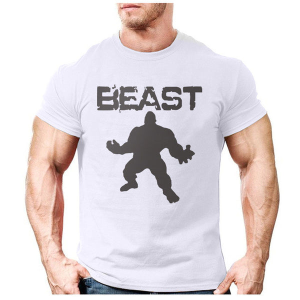 New Brand clothing Bodybuilding Fitness Men beast printed t-shirts Golds Gorilla Wear tee shirts Stringer tops.