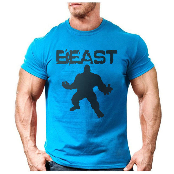 New Brand clothing Bodybuilding Fitness Men beast printed t-shirts Golds Gorilla Wear tee shirts Stringer tops.