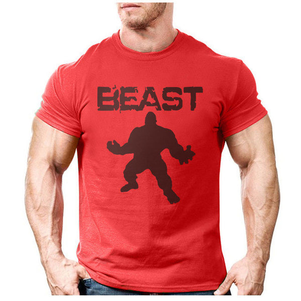 New Brand clothing Bodybuilding Fitness Men beast printed t-shirts Golds Gorilla Wear tee shirts Stringer tops.