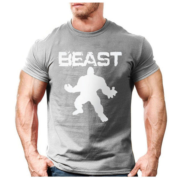 New Brand clothing Bodybuilding Fitness Men beast printed t-shirts Golds Gorilla Wear tee shirts Stringer tops.