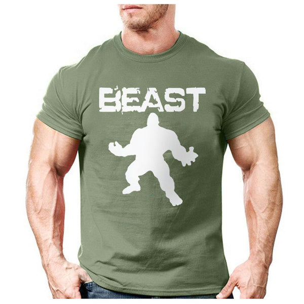 New Brand clothing Bodybuilding Fitness Men beast printed t-shirts Golds Gorilla Wear tee shirts Stringer tops.