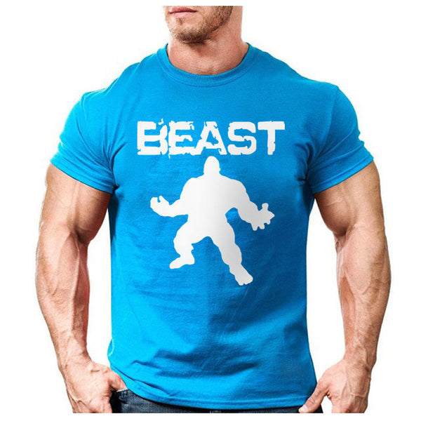 New Brand clothing Bodybuilding Fitness Men beast printed t-shirts Golds Gorilla Wear tee shirts Stringer tops.
