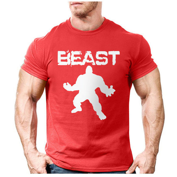 New Brand clothing Bodybuilding Fitness Men beast printed t-shirts Golds Gorilla Wear tee shirts Stringer tops.