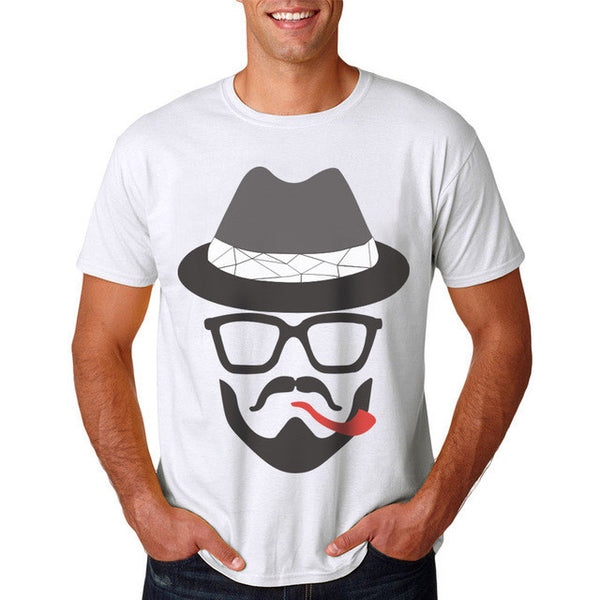 new fashion summer t shirt men o-neck cotton.