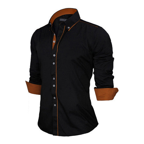 Men Dress Shirts Europe Size New Arrivals Stylish Slim Fit.