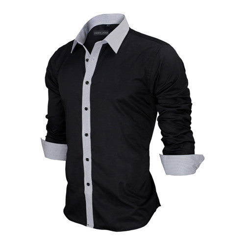 Men Dress Shirts Europe Size New Arrivals Stylish Slim Fit.