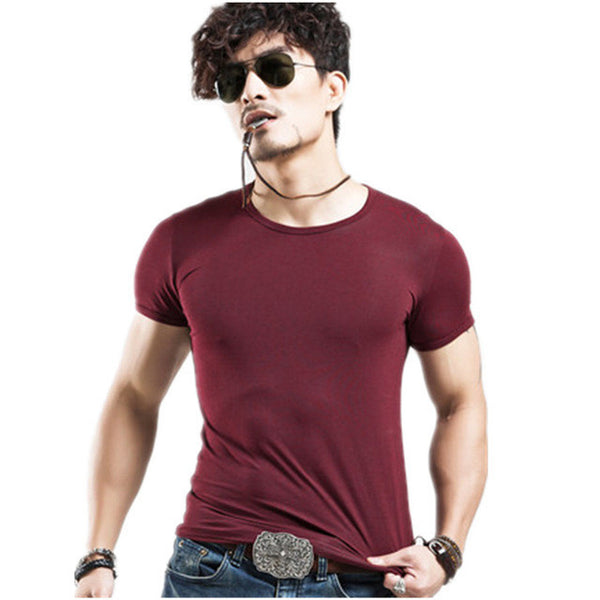 New arrival summer Fashion Casual short-sleeved men t-shirt.