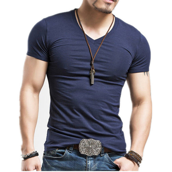 New arrival summer Fashion Casual short-sleeved men t-shirt.
