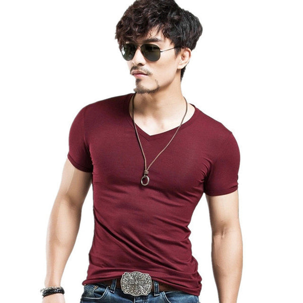 New arrival summer Fashion Casual short-sleeved men t-shirt.
