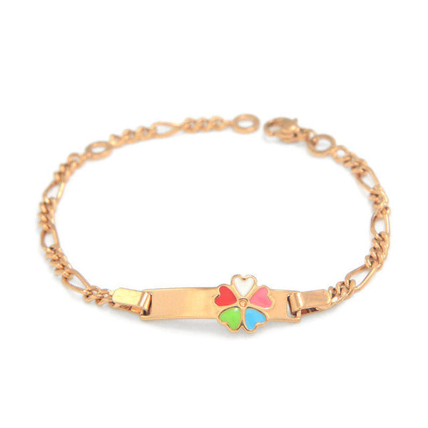 Girls Boys Baby Bracelets Gold Kids Jewelry